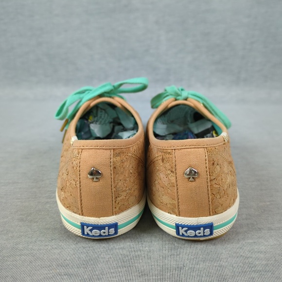 🐆 W/8 Keds x Kate Spade Cork Print Sneakers - Picture 10 of 16